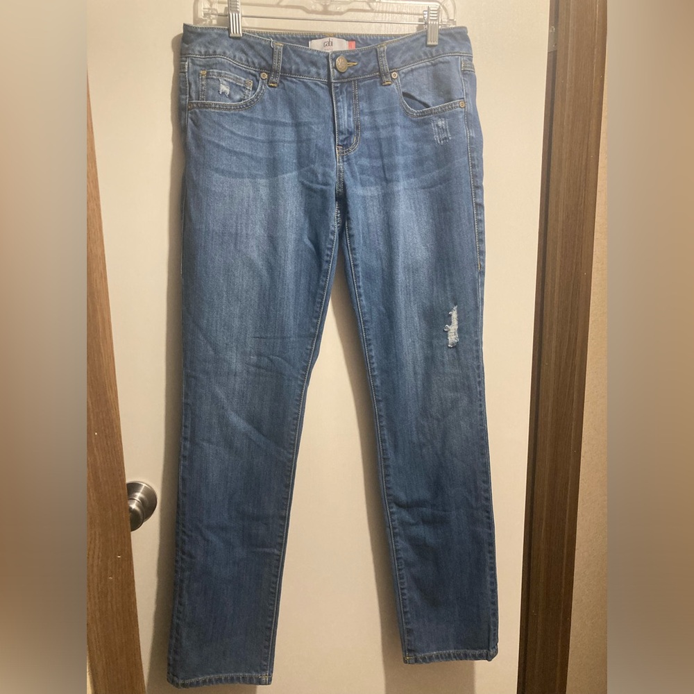 Cabi slim boyfriend jeans